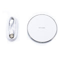 HDTech Wireless Round Charger Power Wave Pad 10W Max Qi Compatible with iPhone All Cell Phone Wireless Chargers
